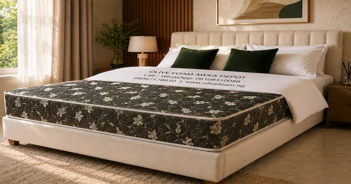 Semi-Orthopaedic Foam Mattress — Olive Foam Awka Depot